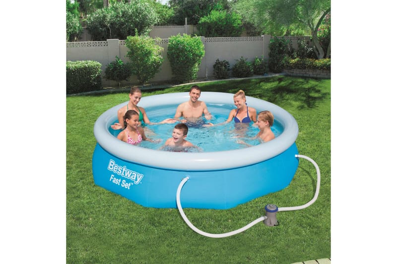 Bestway Bassengsett Fast Set 305x76 cm - Blå - Hage - Utendørsbad - Basseng - Frittstående basseng