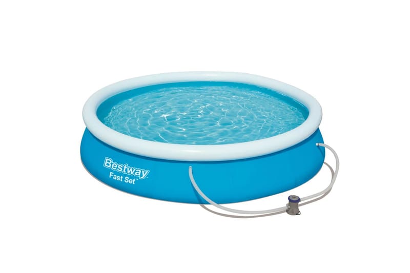 Bestway Bassengsett Fast Set 366x76 cm - Blå - Hage - Utendørsbad - Basseng - Frittstående basseng