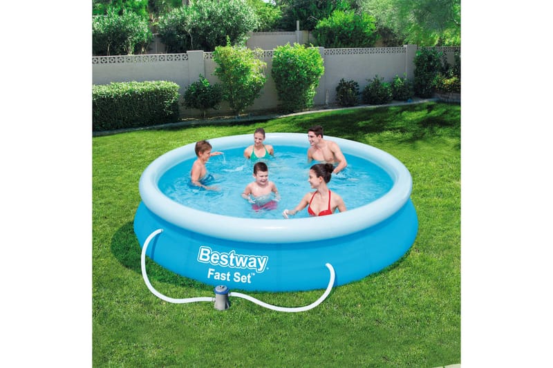 Bestway Bassengsett Fast Set 366x76 cm - Blå - Hage - Utendørsbad - Basseng - Frittstående basseng