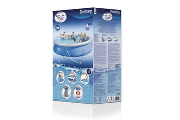 Bestway Bassengsett Fast Set 457x84 cm - Blå - Hage - Utendørsbad - Basseng - Frittstående basseng