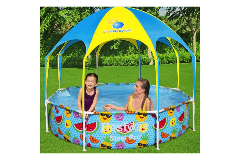 Bestway Frittstående barnebasseng Steel Pro UV Careful - Flerfarget - Hage - Utendørsbad - Basseng - Frittstående basseng