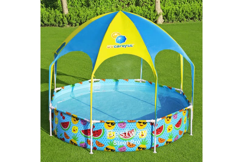 Bestway Frittstående barnebasseng Steel Pro UV Careful - Flerfarget - Hage - Utendørsbad - Basseng - Frittstående basseng