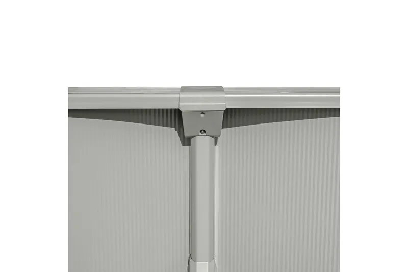 Bestway Hydrium Stålveggspool Oval 5 x 3,6 m Grå - Grå - Hage - Utendørsbad - Basseng - Frittstående basseng