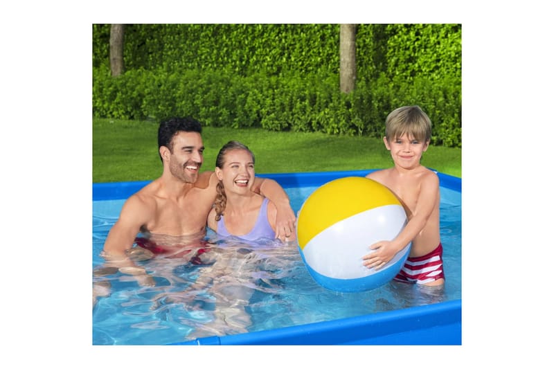Bestway Steel Pro Svømmebasseng 300x201x66 cm - Blå - Hage - Utendørsbad - Basseng - Frittstående basseng