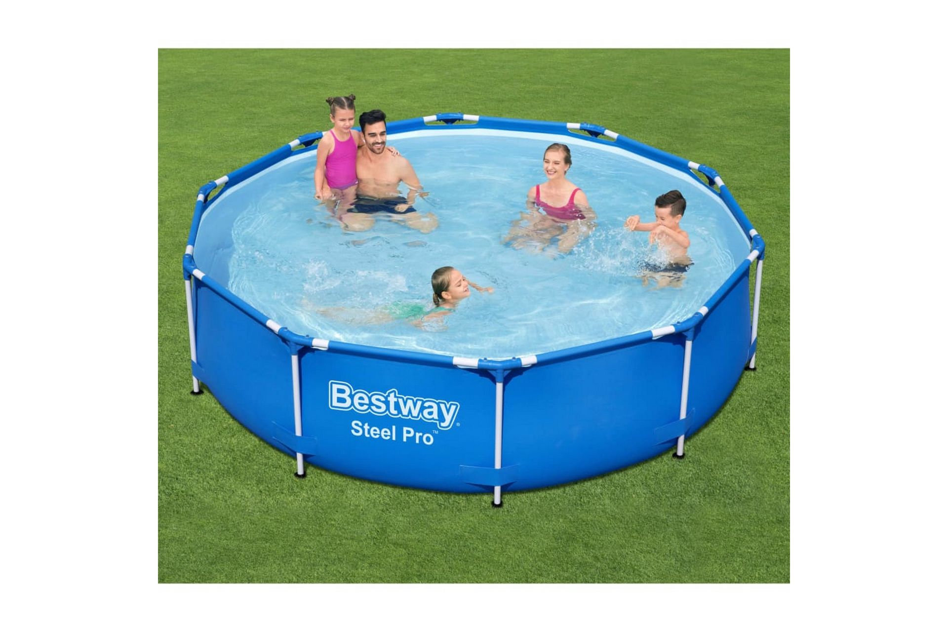 Bestway Steel Pro Svømmebasseng 305x76 cm - Blå - Hage - Utendørsbad - Basseng - Frittstående basseng