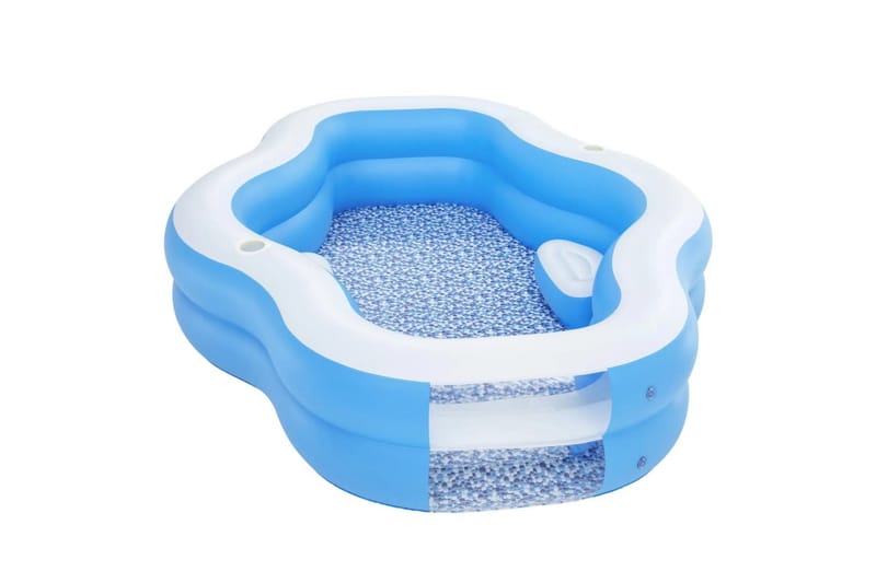 Bestway Svømmebasseng Splashview 270x198x51 cm blå og hvit - Frittstående basseng