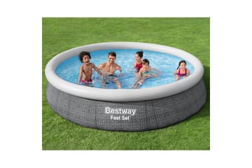 Bestway Svømmebassengsett rundt 366x76 cm - Hage - Utendørsbad - Basseng - Frittstående basseng