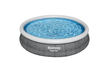 Bestway Svømmebassengsett rundt 366x76 cm - Hage - Utendørsbad - Basseng - Frittstående basseng