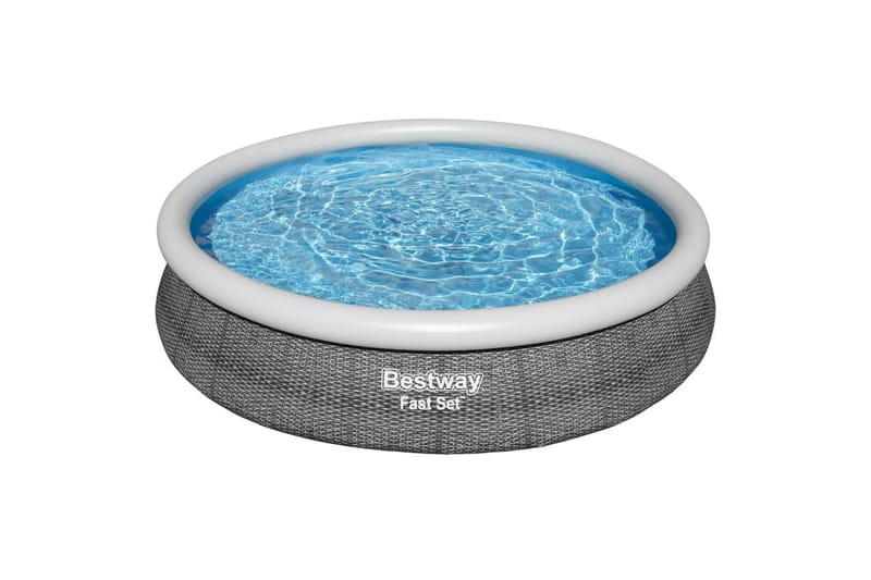 Bestway Svømmebassengsett rundt 366x76 cm - Hage - Utendørsbad - Basseng - Frittstående basseng
