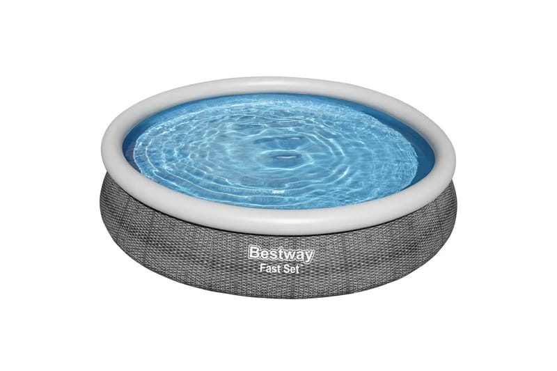 Bestway Svømmebassengsett rundt 366x76 cm - Hage - Utendørsbad - Basseng - Frittstående basseng