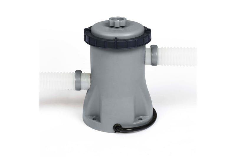 Bestway Power Steel Basseng over bakken 4,88 x 3,05 m Grå - Bestway - Hage - Utendørsbad - Basseng - Frittstående basseng