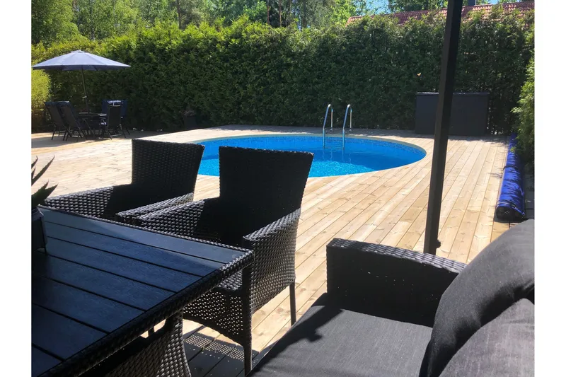 Stålveggbasseng Premium Rund 6,0x1,5m Innebygd L:Carrara 0., Planet Pool