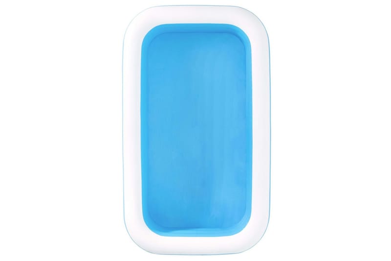 Bestway Familiebasseng rektangulært oppblåsbart 262x175x51cm - Blå - Oppblåsbart basseng & plastbasseng