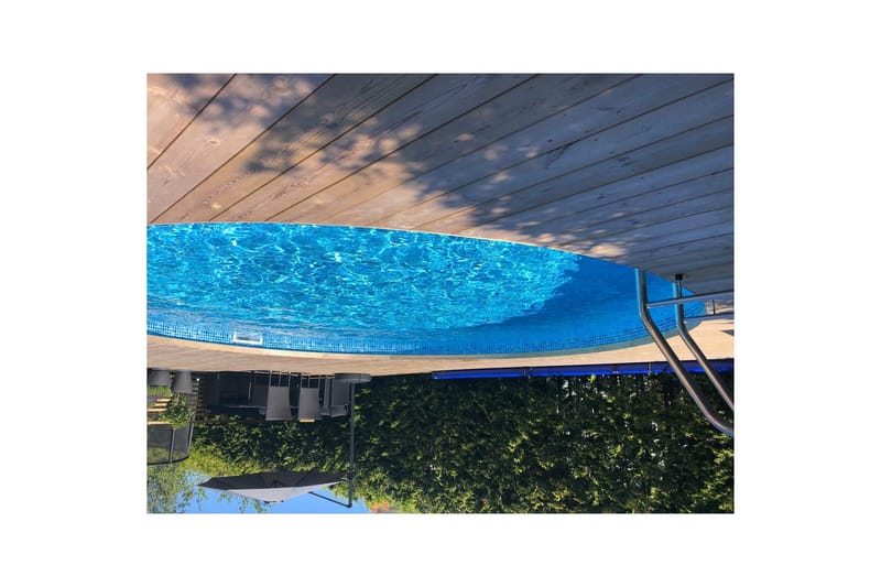 Stålveggspool Planet Pool Premium Rund Ø 3,5 m, Persia Blå, 1,2 m - Ø 3,5 m, Persia Blå, 1,2 m - Hage - Utendørsbad - Basseng - Frittstående basseng