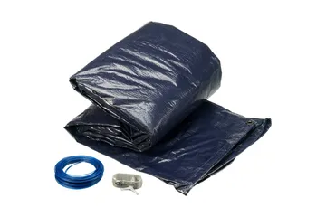 Bassengdekke vinter Swim & Fun Firkant 610 x 360 cm - 610 x 360 cm - Hage - Utendørsbad - Bassengtilbehør - Bassengbeskyttelse - Bassengtrekk & bassengbeskyttelse