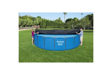 Bassengdeksel Planet Pool Fast Set Ø 5,5 m - Ø 5,5 m - Hage - Utendørsbad - Bassengtilbehør - Bassengbeskyttelse - Bassengtrekk & bassengbeskyttelse