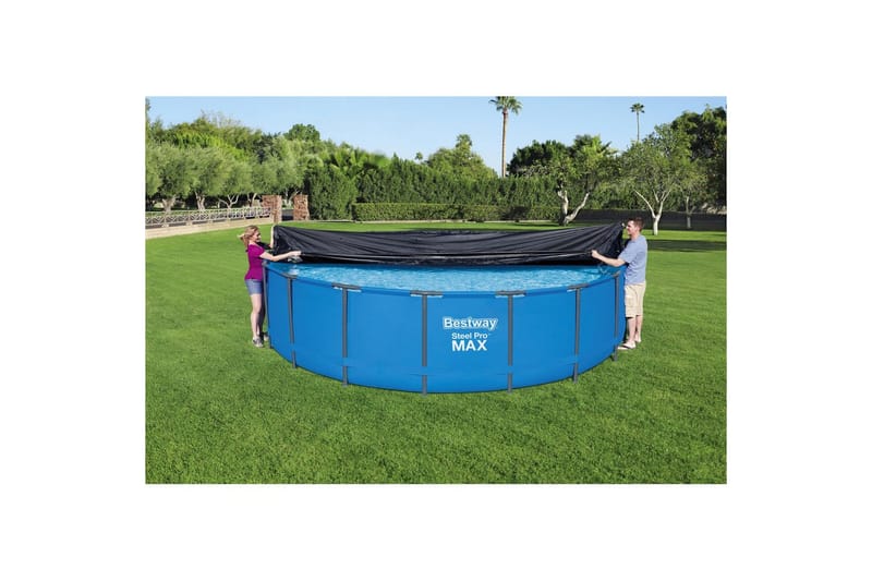 Bassengdeksel Planet Pool Fast Set Ø 5,5 m - Ø 5,5 m - Hage - Utendørsbad - Bassengtilbehør - Bassengbeskyttelse - Bassengtrekk & bassengbeskyttelse