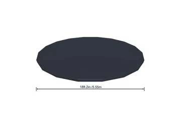Bassengdeksel Planet Pool Fast Set Ø 5,5 m - Ø 5,5 m - Hage - Utendørsbad - Bassengtilbehør - Bassengbeskyttelse - Bassengtrekk & bassengbeskyttelse