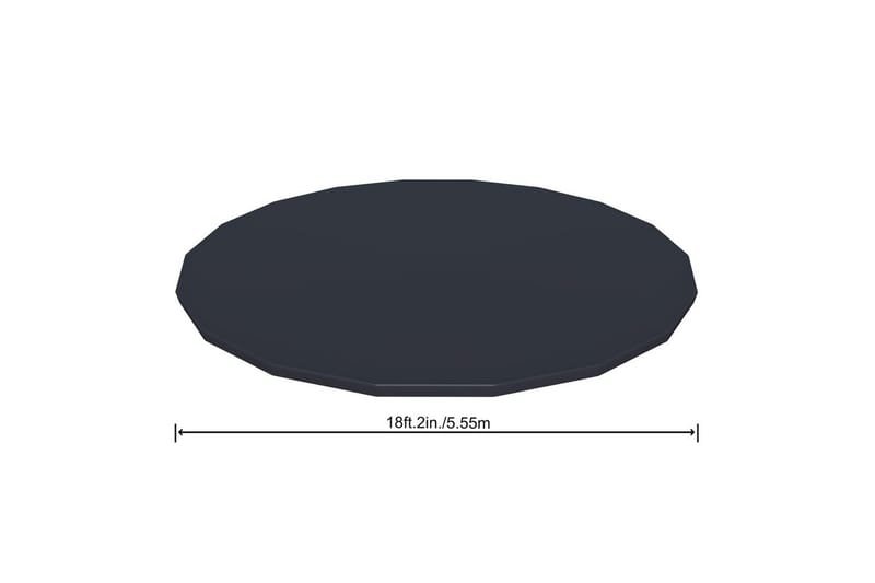 Bassengdeksel Planet Pool Fast Set Ø 5,5 m - Ø 5,5 m - Hage - Utendørsbad - Bassengtilbehør - Bassengbeskyttelse - Bassengtrekk & bassengbeskyttelse