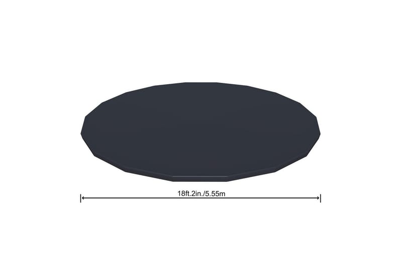 Bassengdeksel Planet Pool Fast Set Ø 5,5 m - Ø 5,5 m - Hage - Utendørsbad - Bassengtilbehør - Bassengbeskyttelse - Bassengtrekk & bassengbeskyttelse