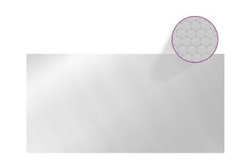 Bassengtrekk sølv 400x200 cm PE - Silver - Hage - Utendørsbad - Bassengtilbehør - Bassengbeskyttelse - Bassengtrekk & bassengbeskyttelse