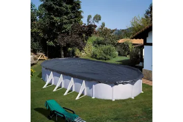 Vinterdeksel Gre Bassengdeksel Vinter Oval 610 x 375 cm - 610 x 375 cm - Hage - Utendørsbad - Bassengtilbehør - Bassengbeskyttelse - Bassengtrekk & bassengbeskyttelse