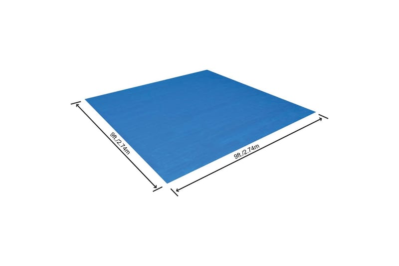 Bestway Bassengduk Flowclear 274x 274 cm - Blå - Hage - Utendørsbad - Bassengtilbehør - Bassengduk & liner