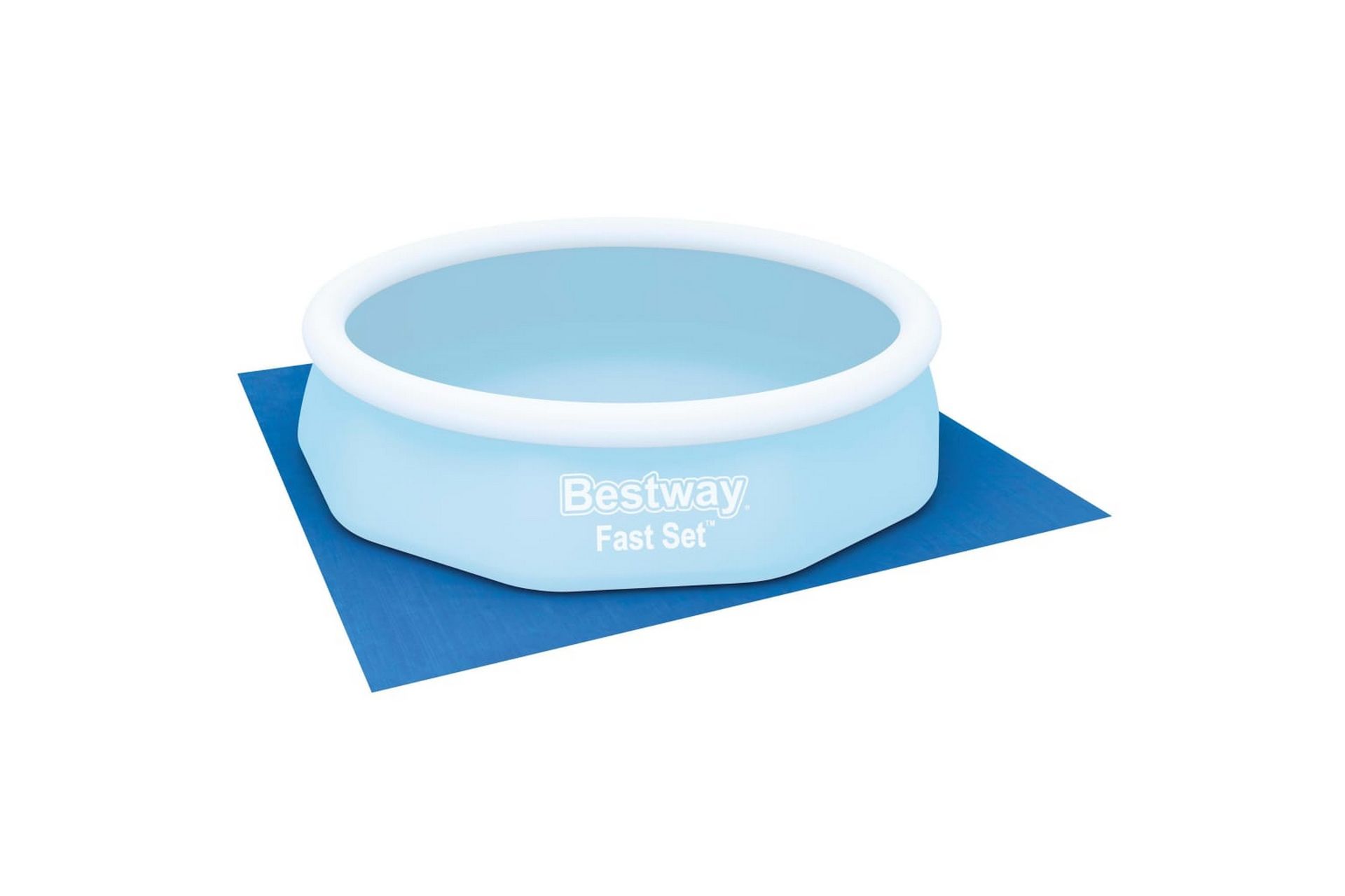 Bestway Bassengduk Flowclear 335x335 cm - Blå - Hage - Utendørsbad - Bassengtilbehør - Bassengduk & liner
