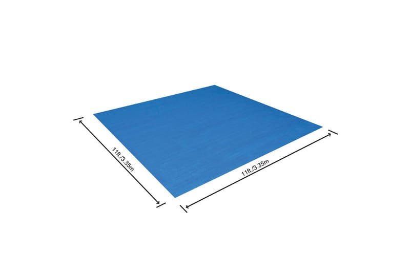 Bestway Bassengduk Flowclear 335x335 cm - Blå - Hage - Utendørsbad - Bassengtilbehør - Bassengduk & liner