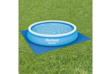 Bestway Bassengduk Flowclear 396x396 cm - Blå - Hage - Utendørsbad - Bassengtilbehør - Bassengduk & liner