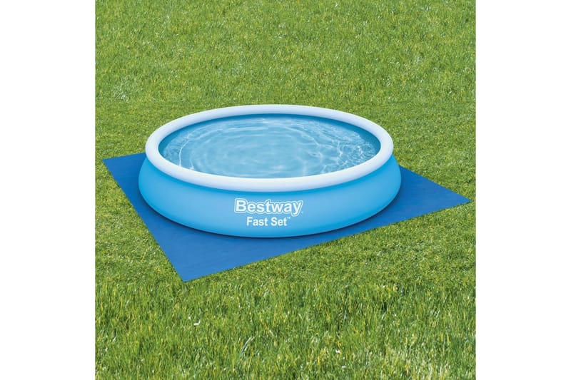 Bestway Bassengduk Flowclear 396x396 cm - Blå - Bassengduk & liner