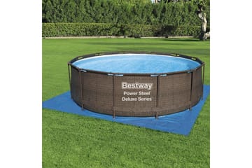 Bestway Bassengduk Flowclear 396x396 cm - Blå - Hage - Utendørsbad - Bassengtilbehør - Bassengduk & liner