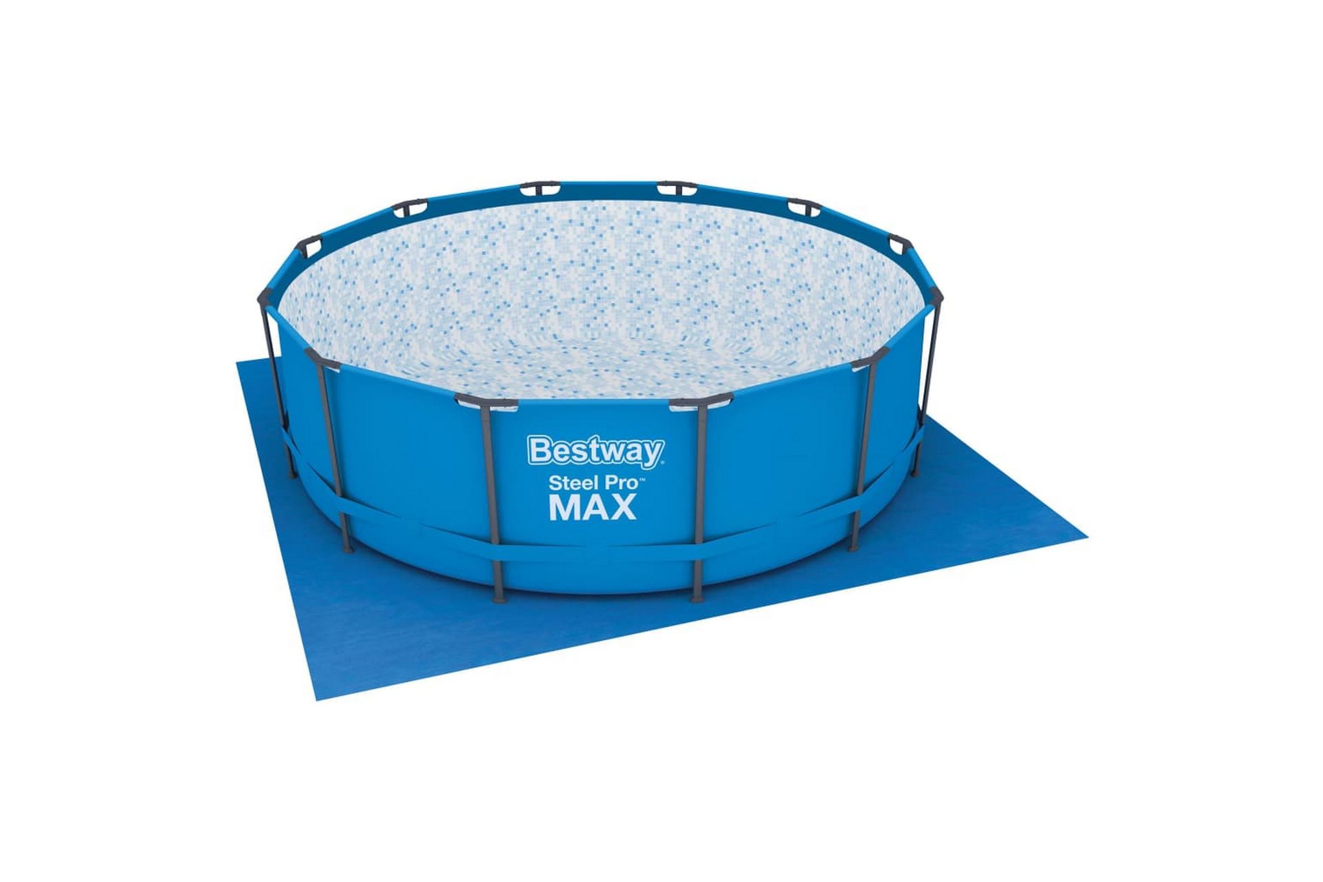 Bestway Bassengduk Flowclear 396x396 cm - Blå - Hage - Utendørsbad - Bassengtilbehør - Bassengduk & liner