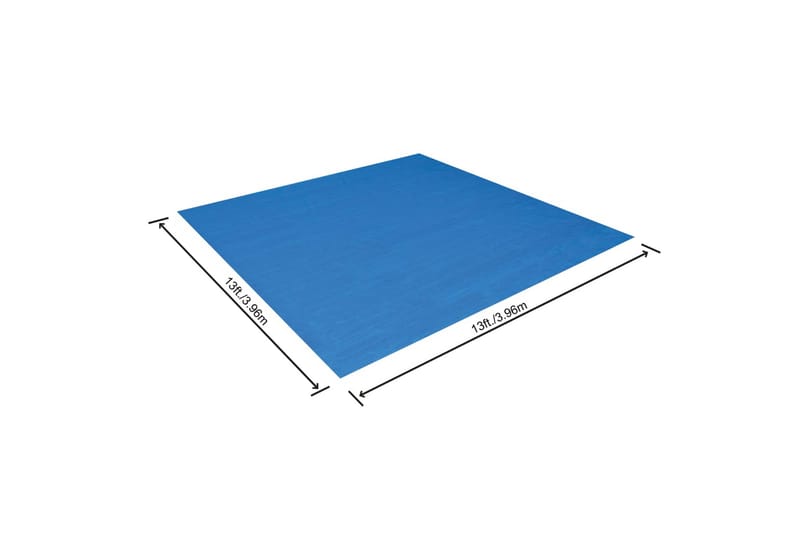 Bestway Bassengduk Flowclear 396x396 cm - Blå - Bassengduk & liner