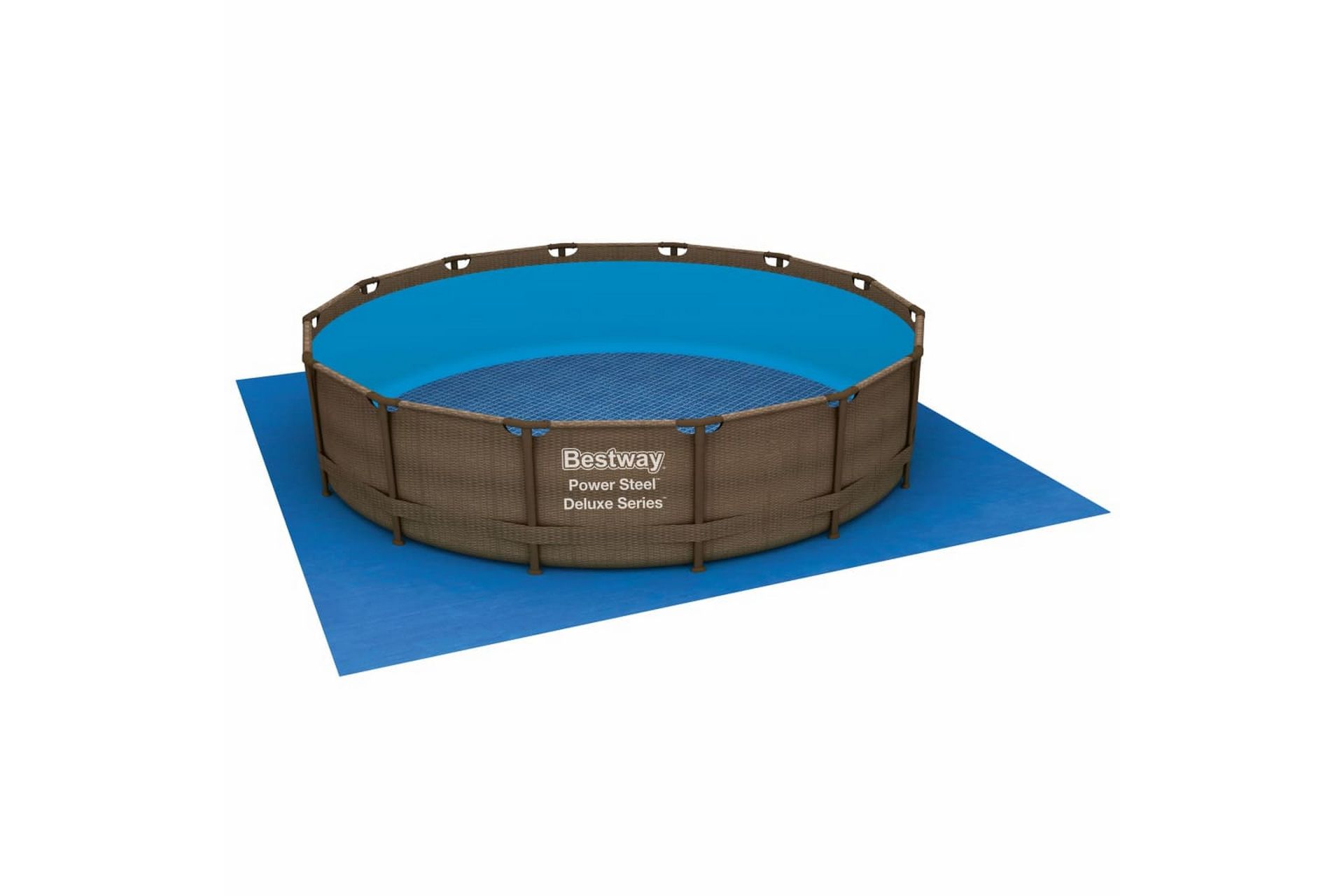 Bestway Bassengduk Flowclear 488x488 cm - Blå - Hage - Utendørsbad - Bassengtilbehør - Bassengduk & liner