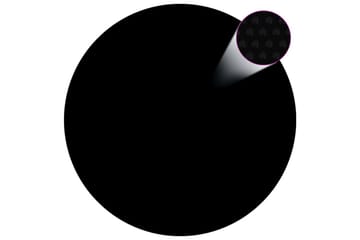 Flytende solarduk til basseng PE 381 cm svart og blå - Svart - Hage - Utendørsbad - Bassengtilbehør - Bassengduk & liner