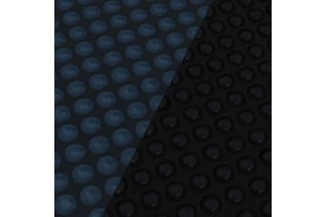 Flytende solarduk til basseng PE 800x500 cm svart og blå - Svart - Hage - Utendørsbad - Bassengtilbehør - Bassengduk & liner