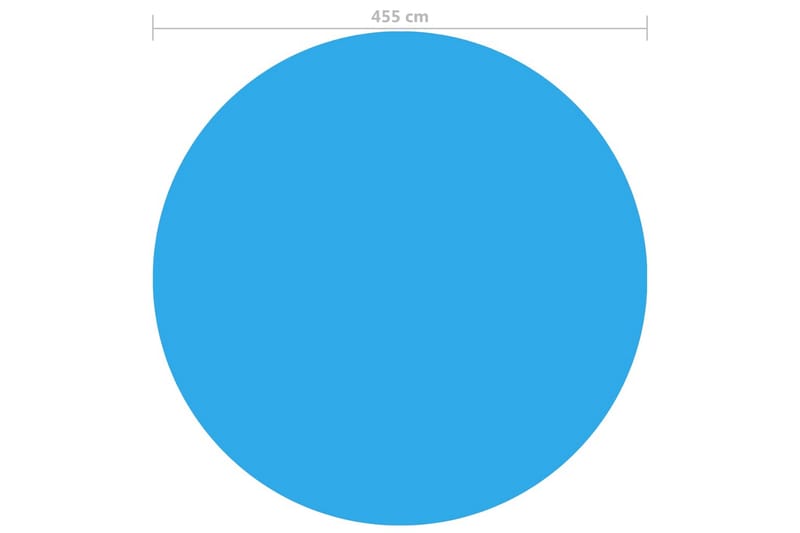 Flytende solarduk PE 455 cm blå - Bassengduk & liner