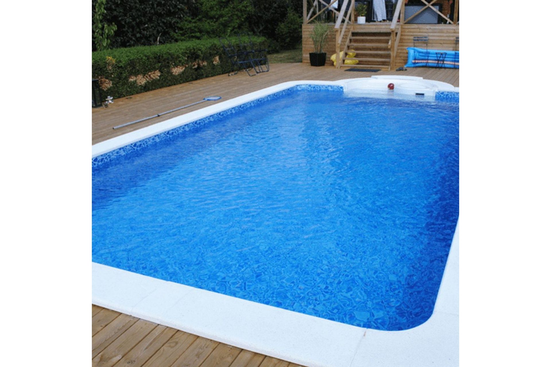 Bassengduk Planet Pool Tradisjon Rektangulær 1,5m Dyp 6 x 3 m, Carrara - 6 x 3 m, Carrara