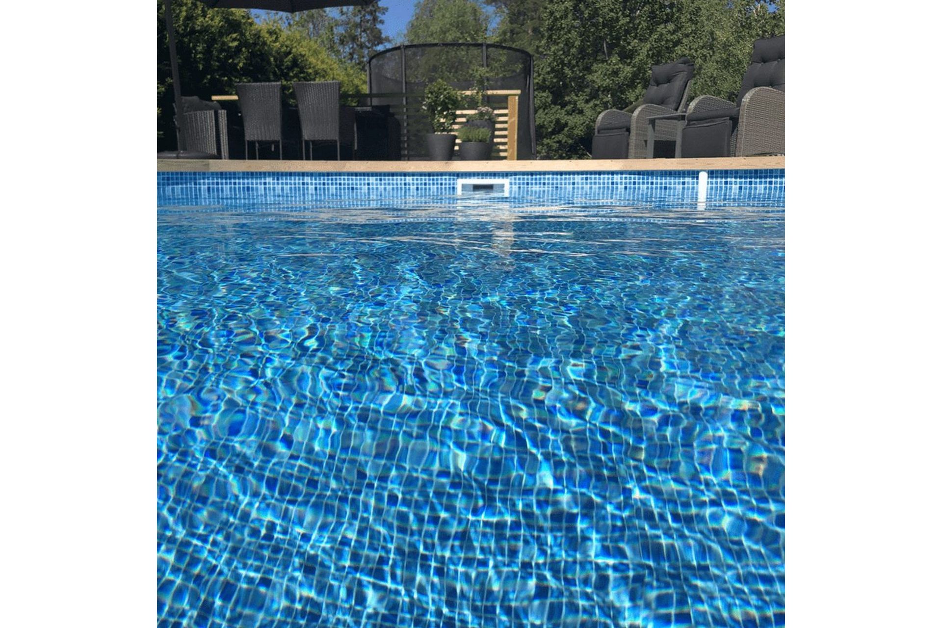 Bassengduk Planet Pool Tradisjon Rektangulær 1,5m Dyp 7 x 3,5 m, Persia Blå - 7 x 3,5 m, Persia Blå