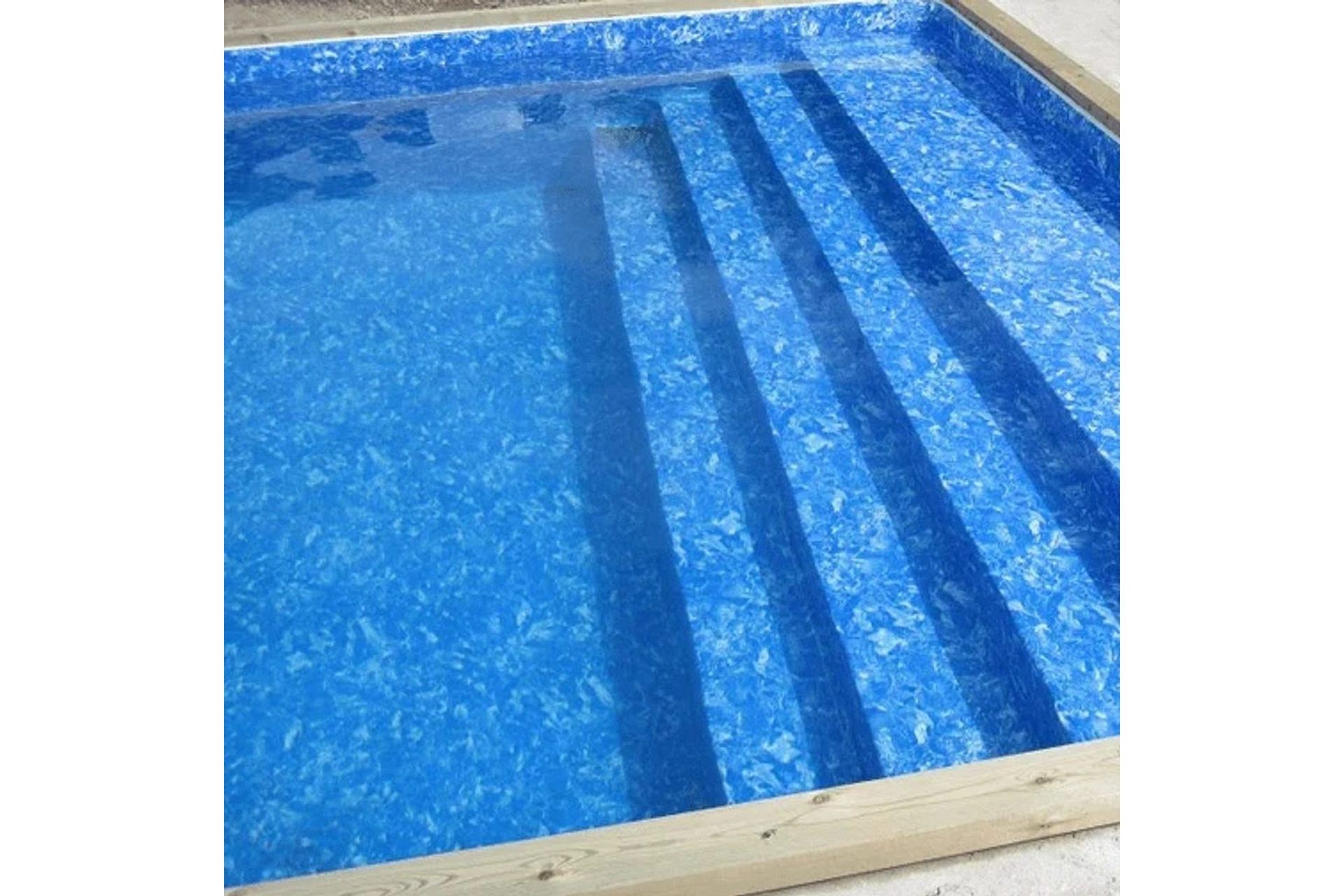 Bassengduk Planet Pool Tradisjon Rektangulær 1,5m Dyp 10 x 5 m, Marmor - 10 x 5 m, Marmor