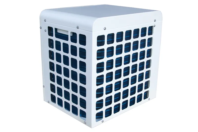 Bassengvarmepumpe 5 kW for frittstående basseng | Splash - Hvit - Hvit - Hage - Utendørsbad - Bassengtilbehør - Bassengoppvarming - Bassengvarmer