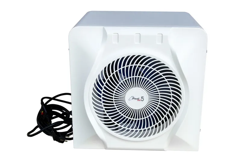 Bassengvarmepumpe 5 kW for frittstående basseng | Splash - Hvit - Hvit - Hage - Utendørsbad - Bassengtilbehør - Bassengoppvarming - Bassengvarmer