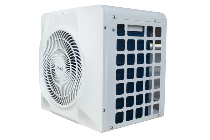 Bassengvarmepumpe 5 kW for frittstående basseng | Splash - Hvit, Hvit