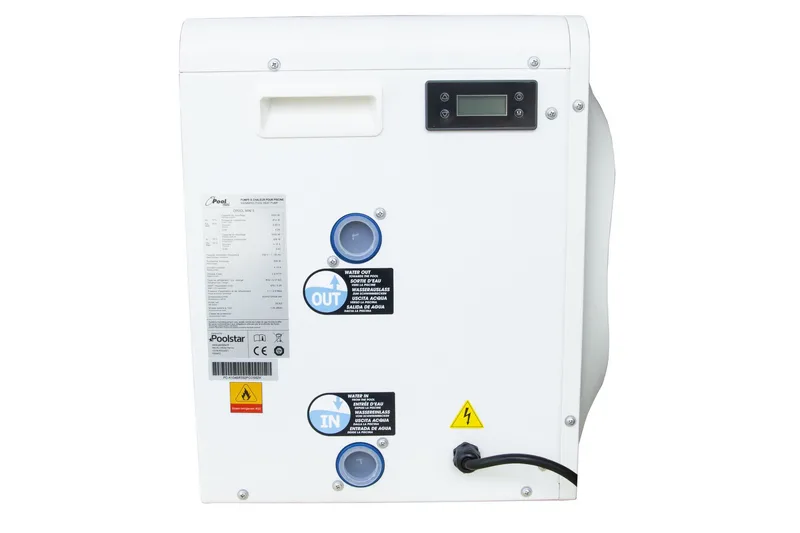 Bassengvarmepumpe 5 kW for frittstående basseng | Splash - Hvit - Hvit - Hage - Utendørsbad - Bassengtilbehør - Bassengoppvarming - Bassengvarmer