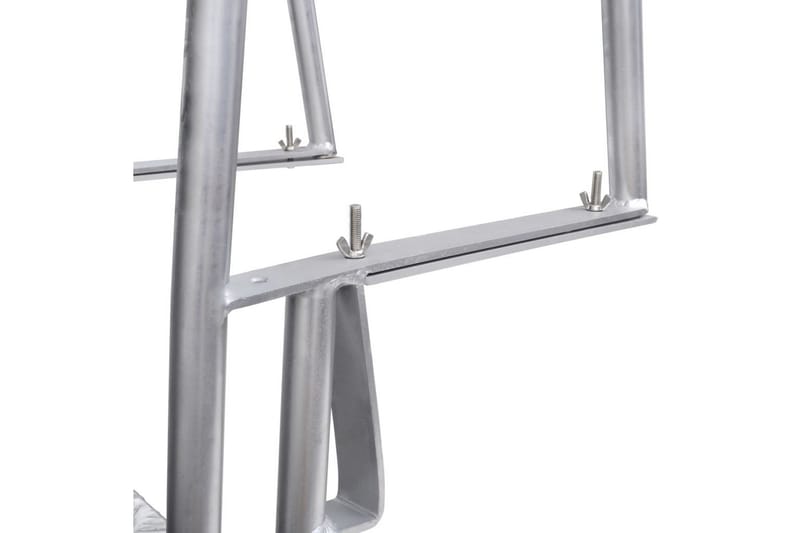 4-stegs brygge-/bassengstige aluminium 170 cm - Hage - Utendørsbad - Bassengtilbehør - Bassengstige