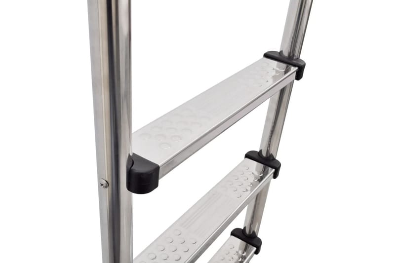 Bassengstige 3 trinn rustfritt stål 120 cm - Hage - Utendørsbad - Bassengtilbehør - Bassengstige