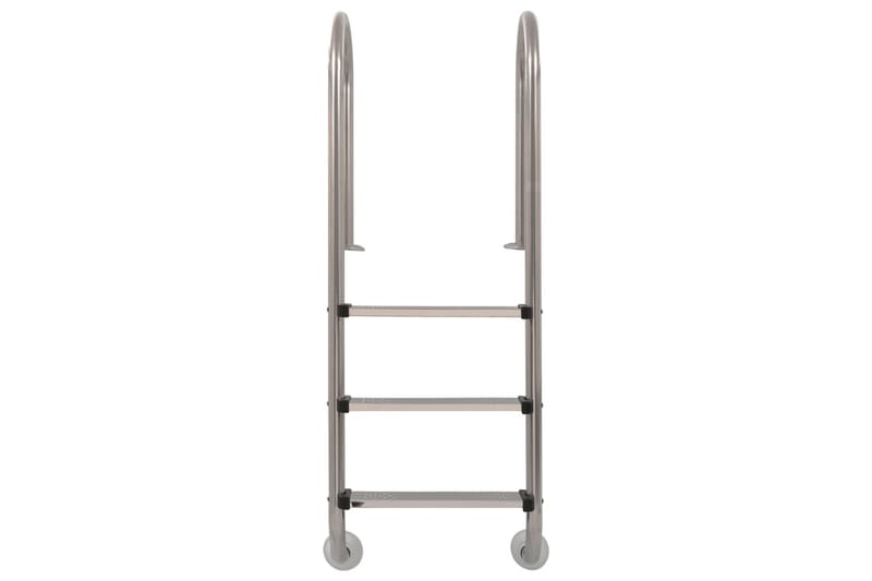 Bassengstige 3 trinn rustfritt stål 120 cm - Hage - Utendørsbad - Bassengtilbehør - Bassengstige