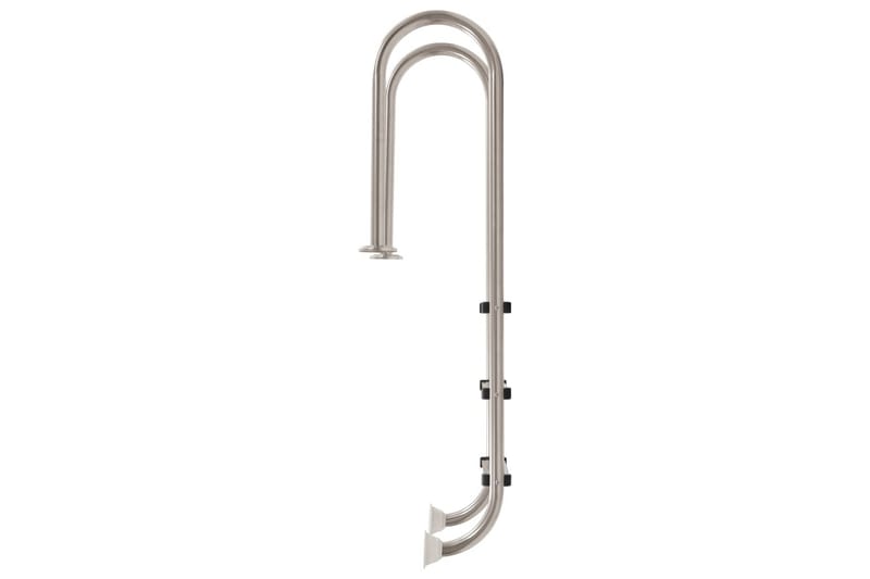 Bassengstige 3 trinn rustfritt stål 120 cm - Hage - Utendørsbad - Bassengtilbehør - Bassengstige