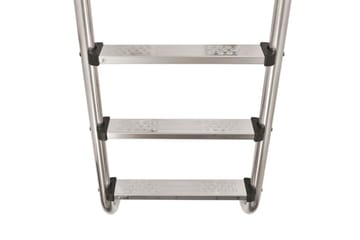 Bassengstige 3 trinn rustfritt stål 120 cm - Hage - Utendørsbad - Bassengtilbehør - Bassengstige